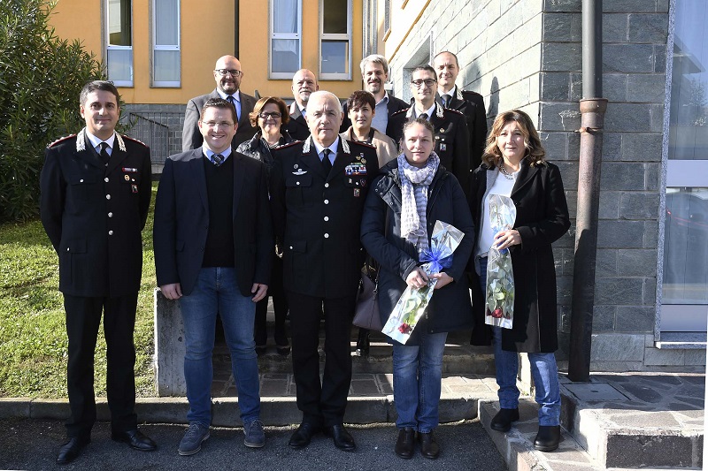 Treviglio: Il Generale di Divisione Teo Luzi in visita al Comando