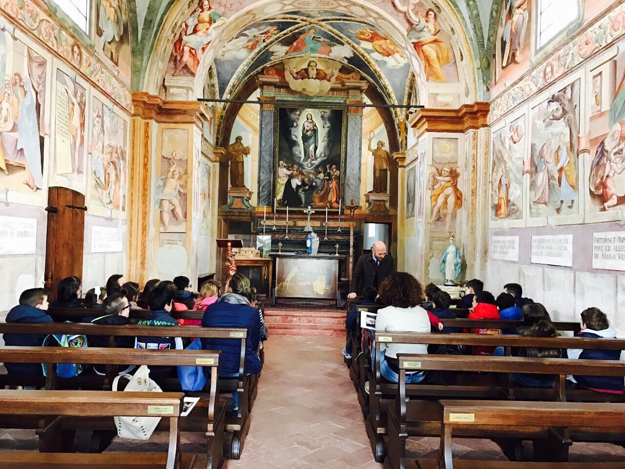 Un’idea per il weekend? La chiesetta dell’Assunta, con gli affreschi del Pombioli a Calvenzano – TreviglioTv