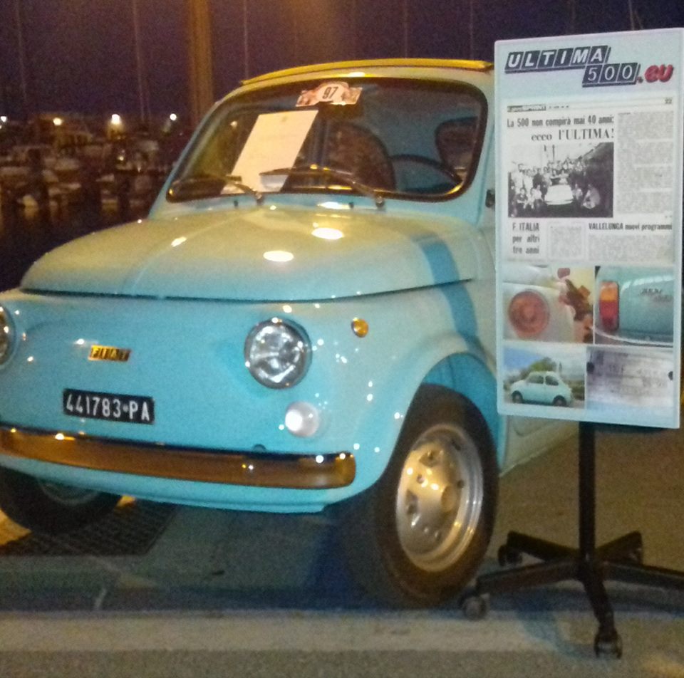 L’ultima 500 a Treviglio Vintage da Termini Imerese