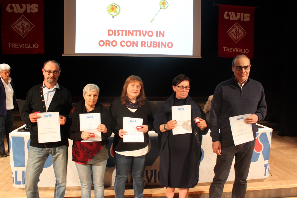 Avis, ecco tutti i 282 donatori trevigliesi premiati quest’anno – TreviglioTV