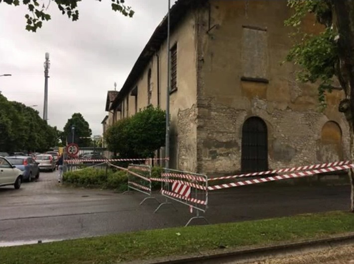 La filanda a rischio crollo, chiusa la circonvallazione – TreviglioTv