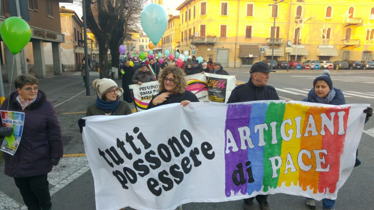 Treviglio : Il 2017 si apre con la Marcia della Pace – Treviglio TV