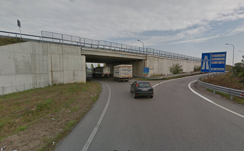 Gera d’Adda: Crepa nel cacalcavia, la Bergamina chiude per due ore