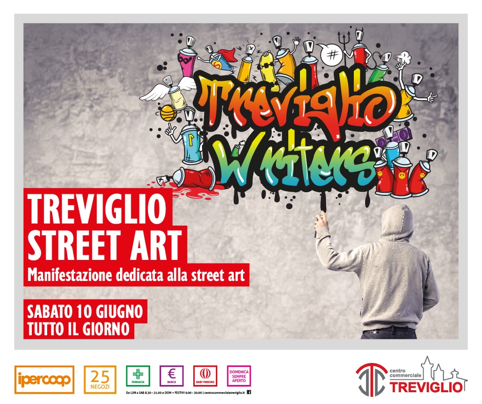 Al Centro commerciale “carta bianca” ai writers del territorio – TreviglioTv