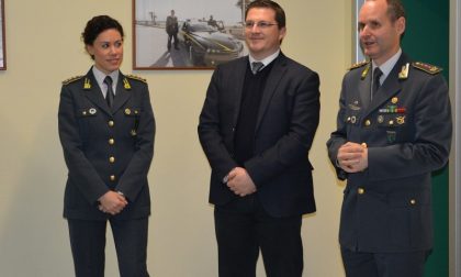 Treviglio : Il sindaco Imeri visita il Comando della Guardia di Finanza