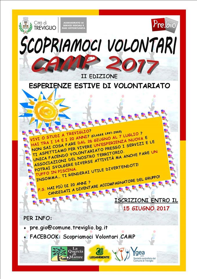 Treviglio: Un camp estivo di volontariato per i giovani del territorio – TreviglioTV