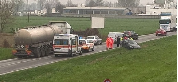 Incidente tra Crema e Bagnolo, traffico rallentato – TreviglioTV