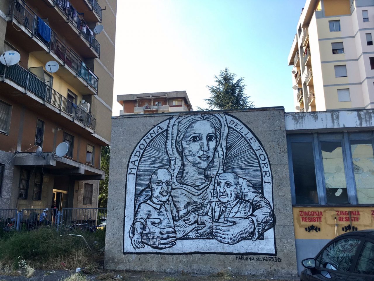 Cristo si è fermato a Eboli, Maria a Zingonia: è la Madonna delle Torri