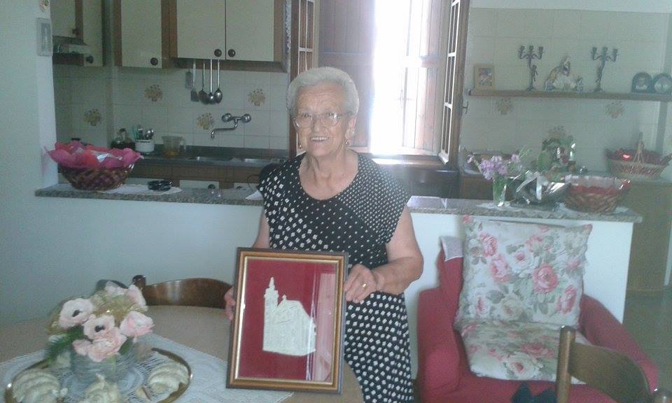 La chiesa ricamata nel pizzo, il ricordo di Rita del suo paese natale