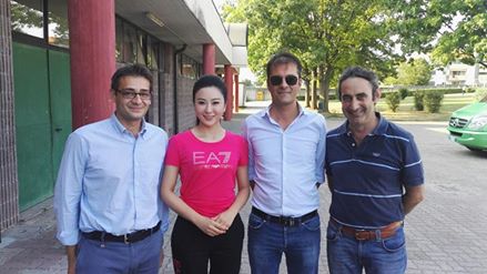 Star cinese a Verdellino per un videoclip