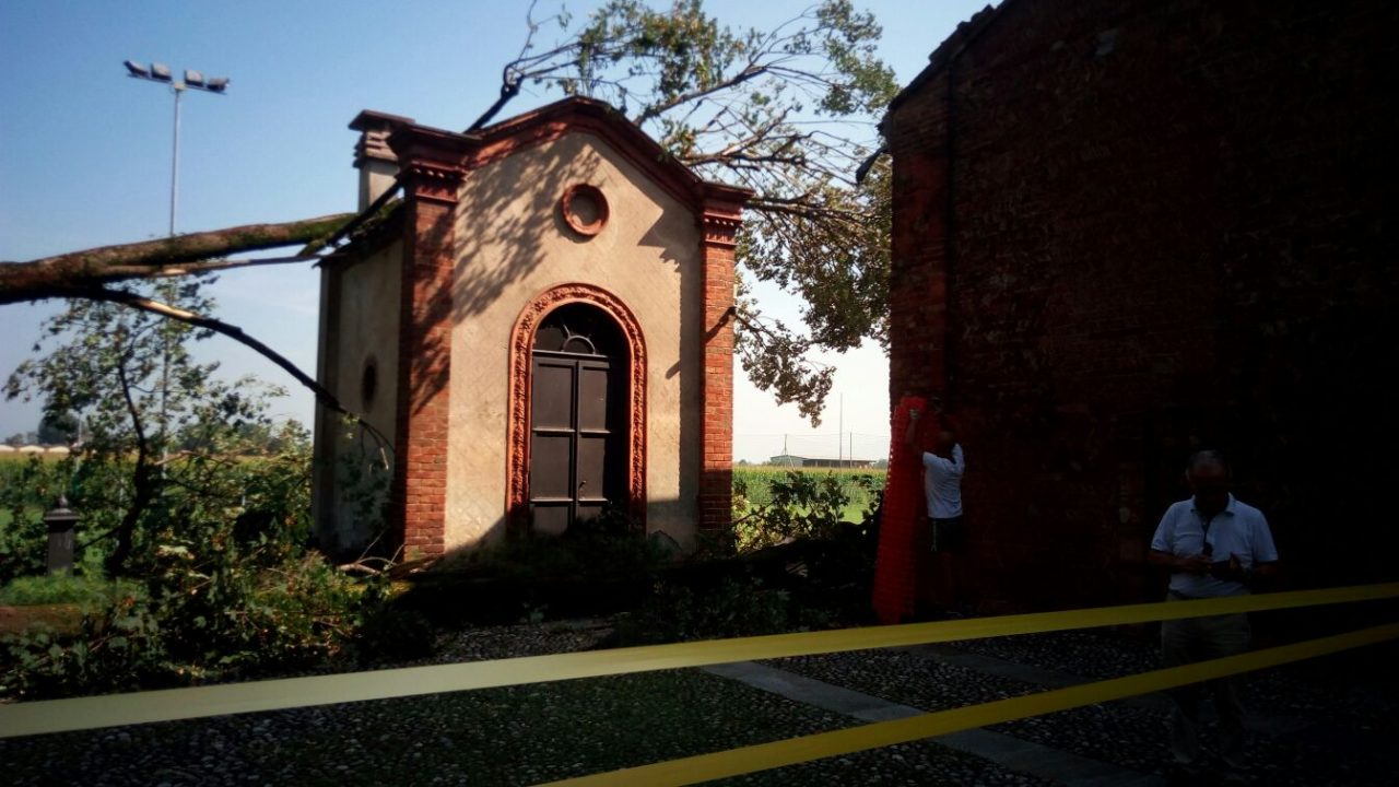 Pioggia e vento forte: il maltempo fa danni nel Cremasco VIDEO
