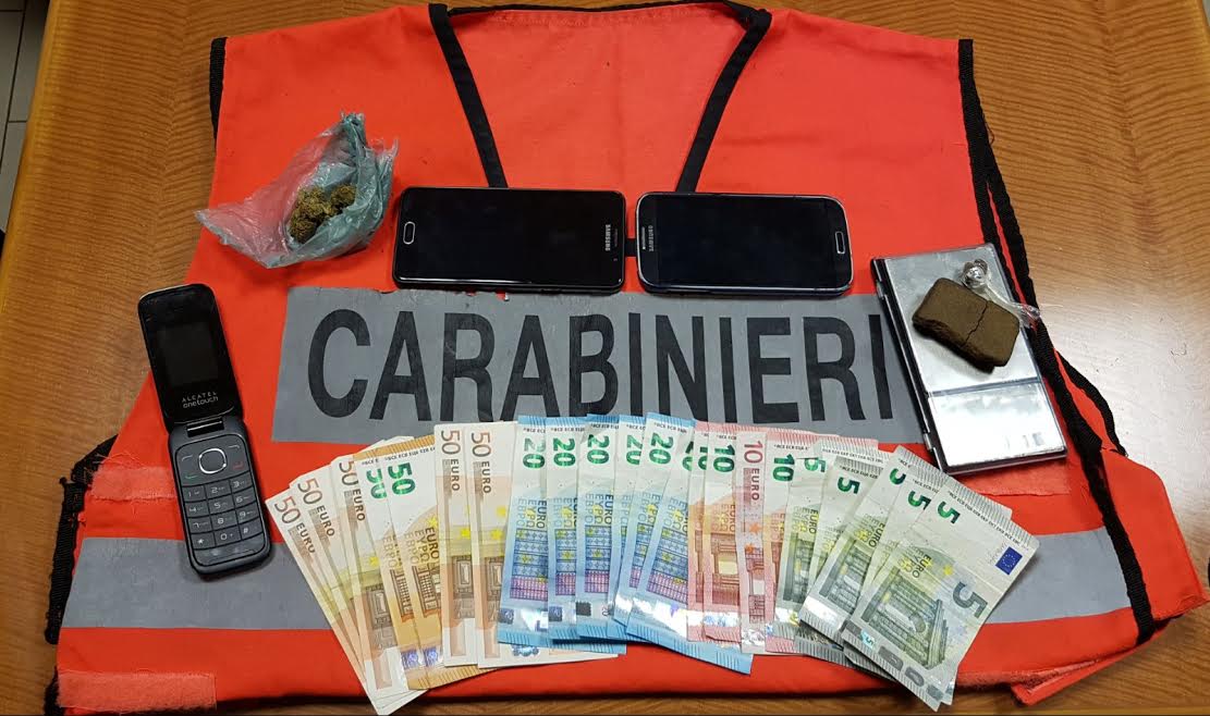 Arrestato richiedente asilo, spacciava marijuana e hashish