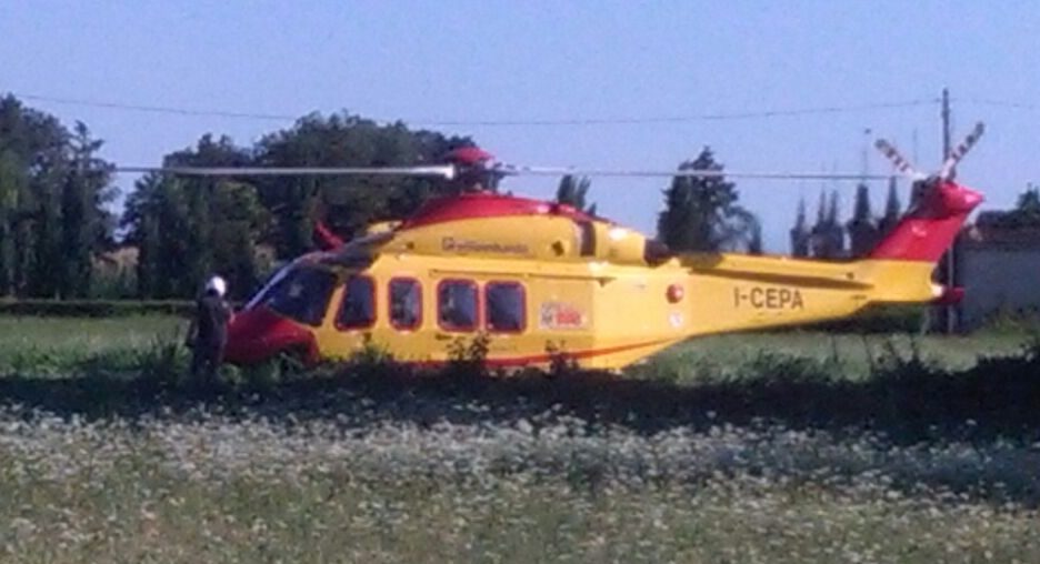 Camisano, elisoccorso e ambulanze alla struttura per i tossicodipendenti