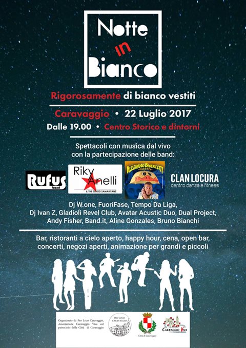 Notte in bianco…a Caravaggio si fa festa