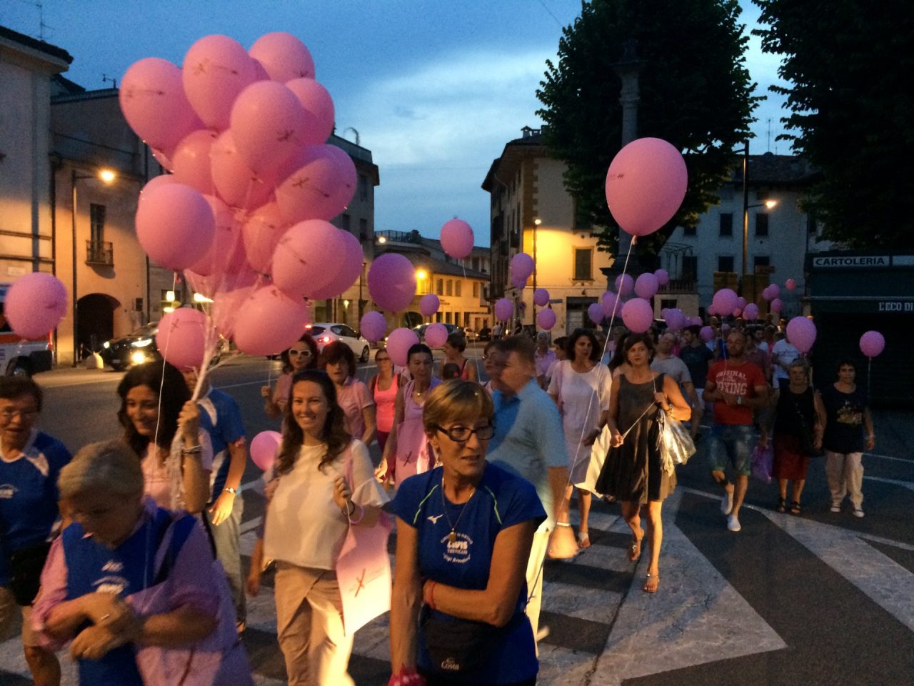 Treviglio si tinge di rosa contro la violenza sulle donne FOTO