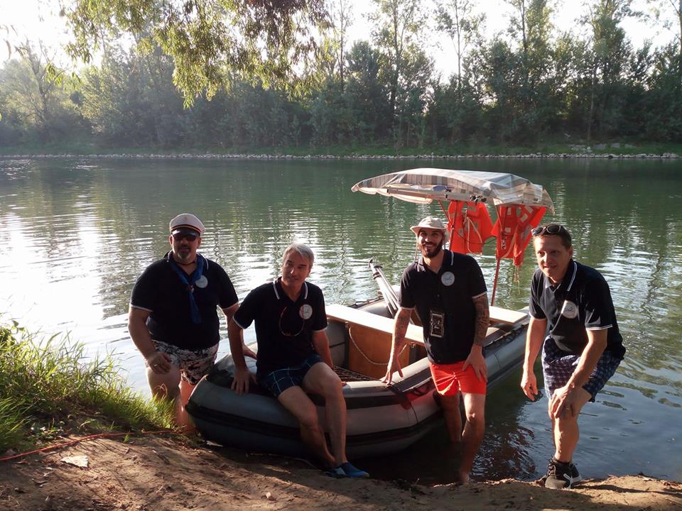 Quattro amici e remi in acqua per la Regalonga Adda-Po FOTO