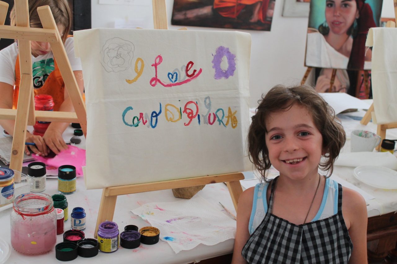 Bambini e colori, grande successo per il corso di pittura FOTO