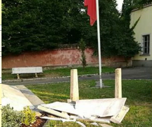 Monumento ai caduti in pezzi, la Lega nord lancia la colletta