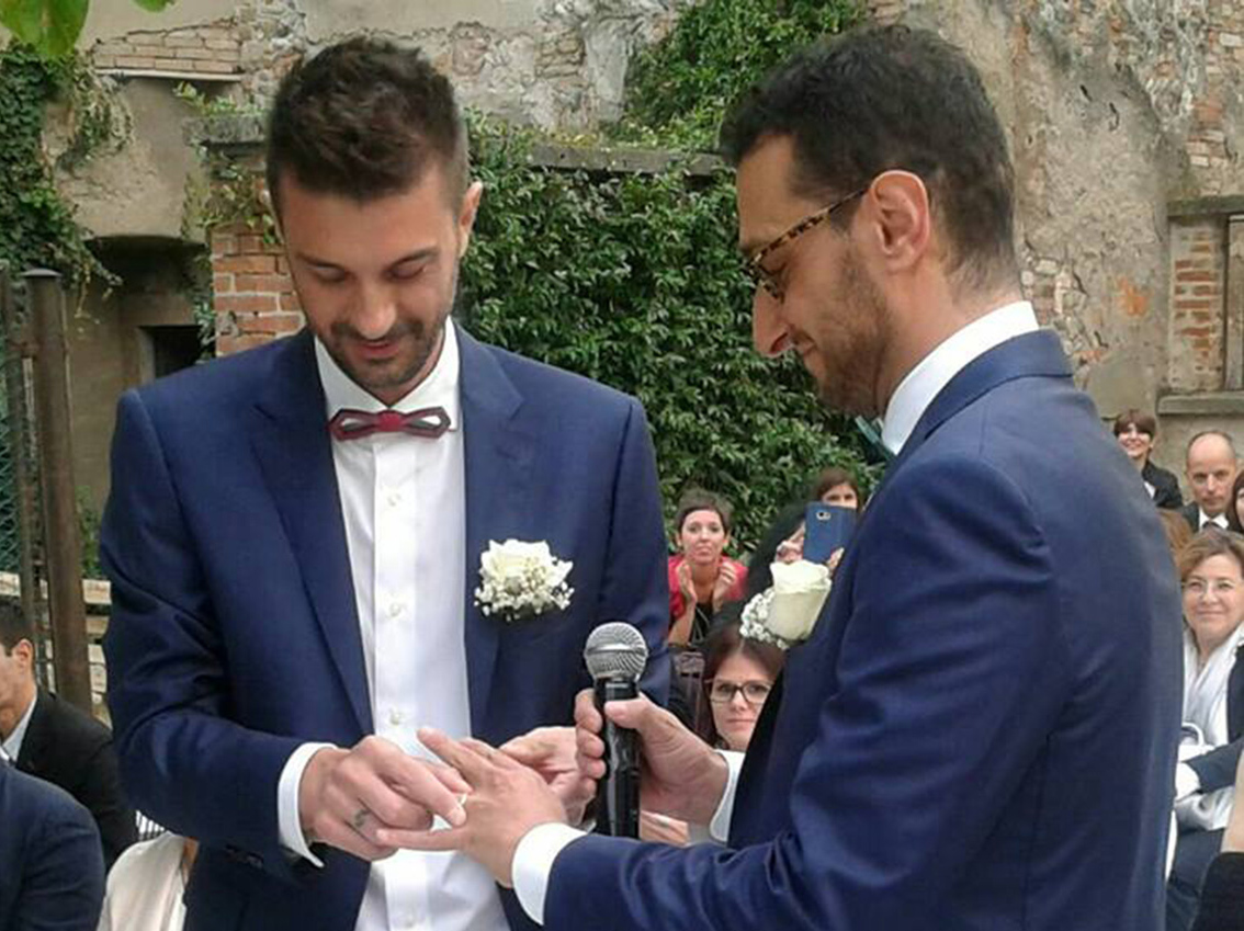 Alessio e Mirko hanno coronato il loro sogno d’amore