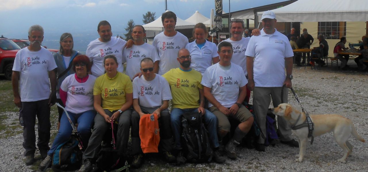 Non vedenti e scalatori, alla conquista delle Dolomiti