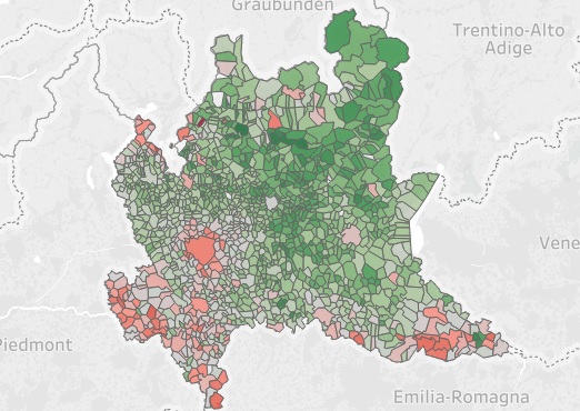 Referendum Lombardia: affluenza definitiva per Comune – INFOGRAFICA