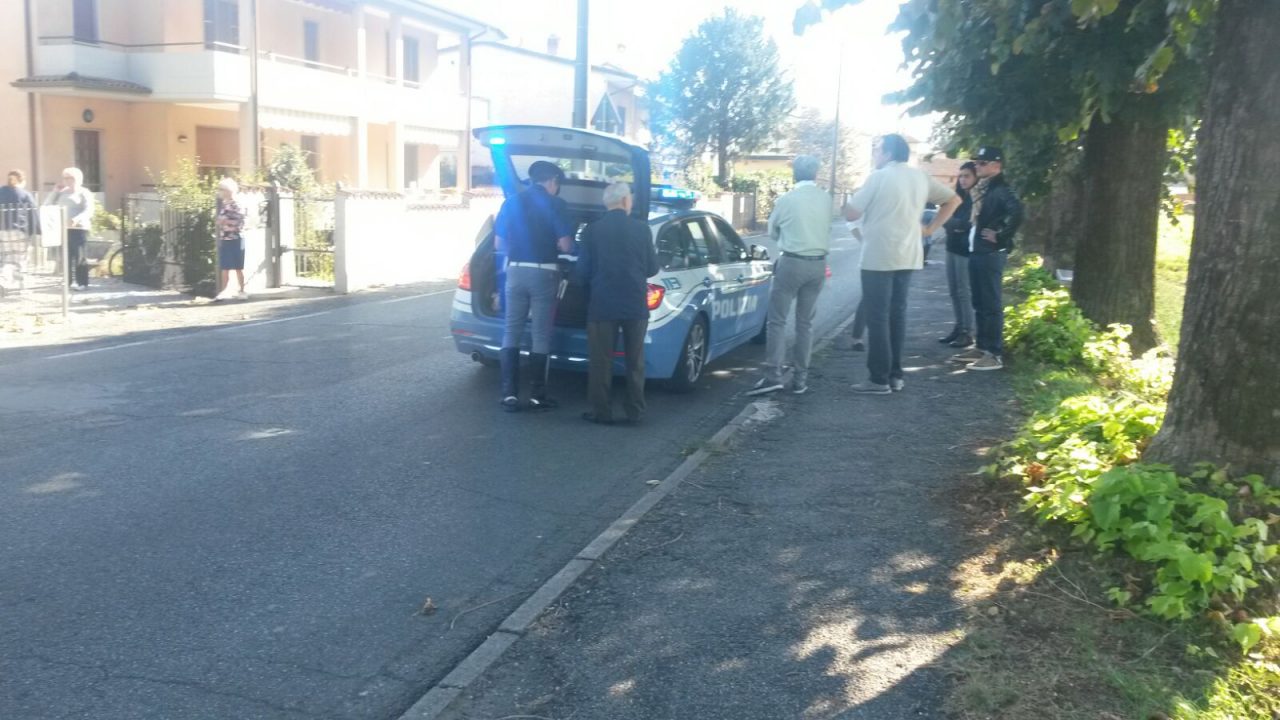 Investito ciclista 87enne. Trasportato in elisoccorso