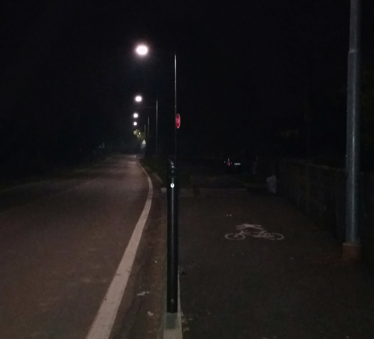 E in via per Fara, luce fu