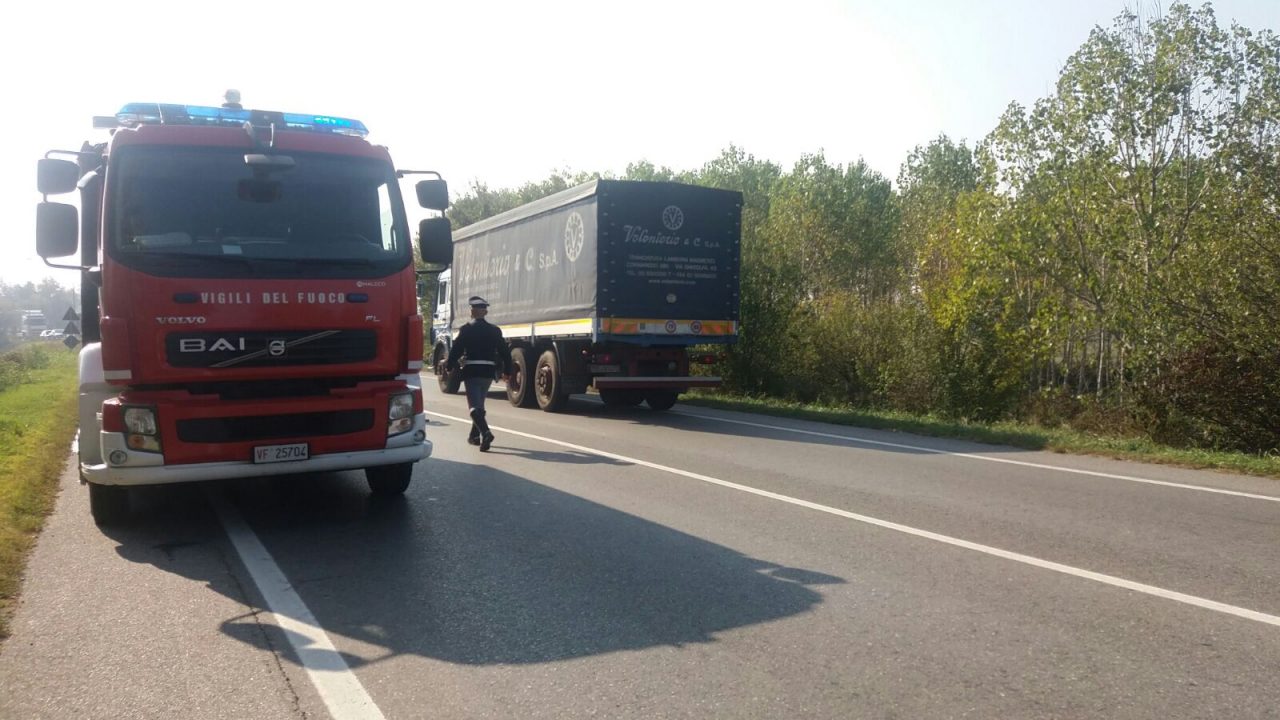 Crema incidente rondò Ca delle mosche