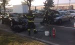 Auto contro moto, incidente in via Cassani FOTO