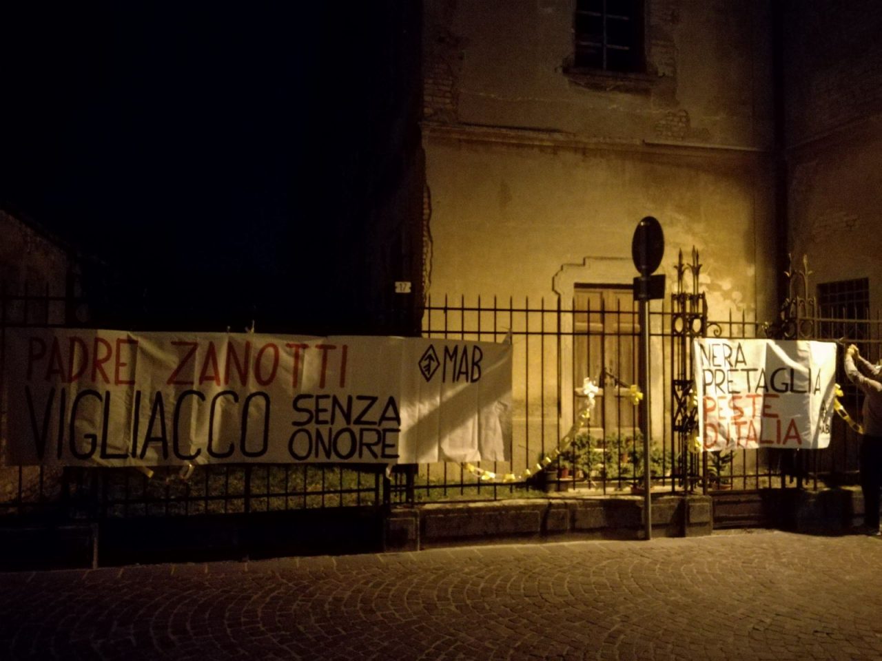 Stupro a Fontanella, raid neofascista contro padre Zanotti