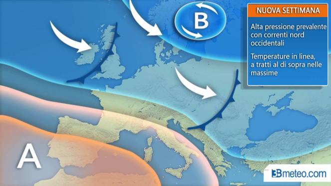 Meteo, settimana di bel tempo ma temperature in calo