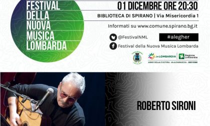 Festival musica Lombarda: questo weekend si esibirà anche Roberto Sironi