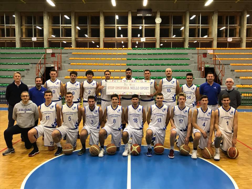 Basket Cologno in campo contro l’omofobia