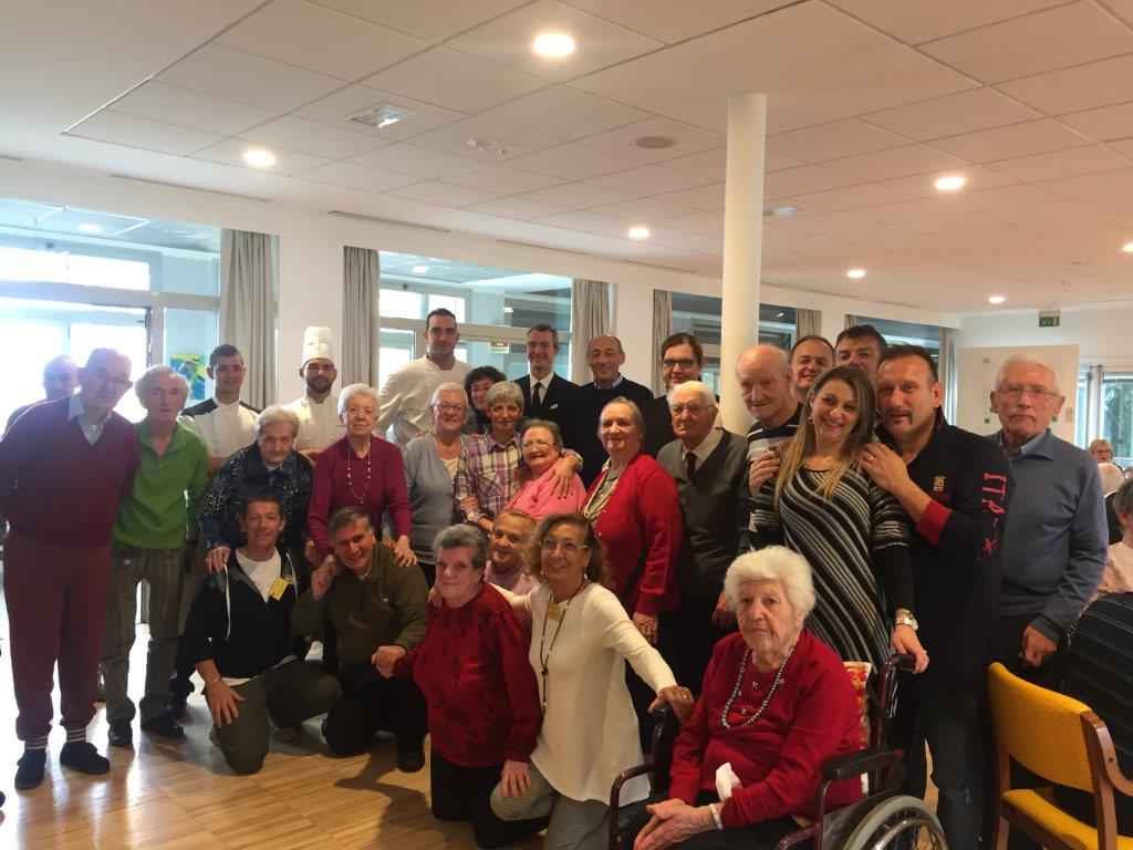 San Martino gli chef cucinano per i nonni