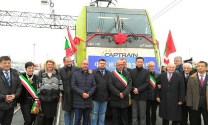 Sorte inaugura il primo treno Italia Cina