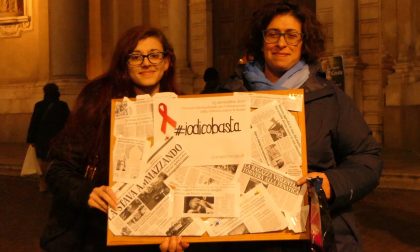 #iodicobasta: le donne di Treviglio dicono No alla violenza VIDEO