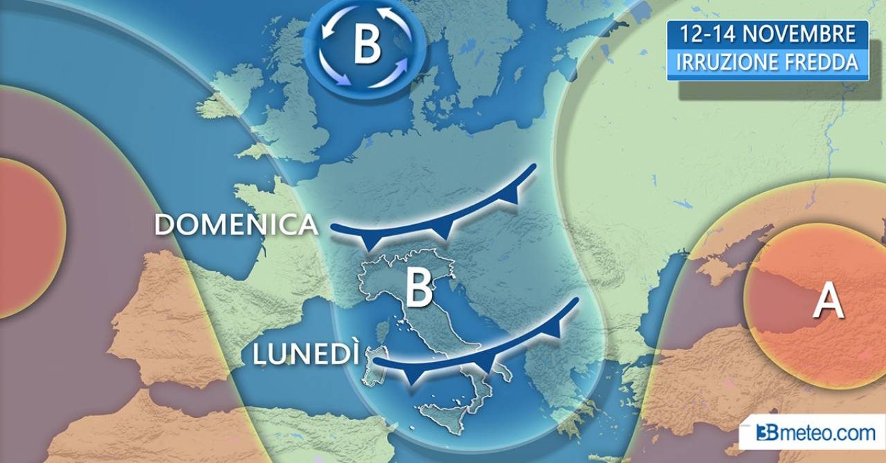 Ancora maltempo e un assaggio di inverno