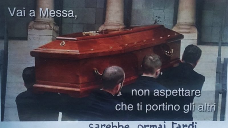 Volantino shock di un parroco del comasco
