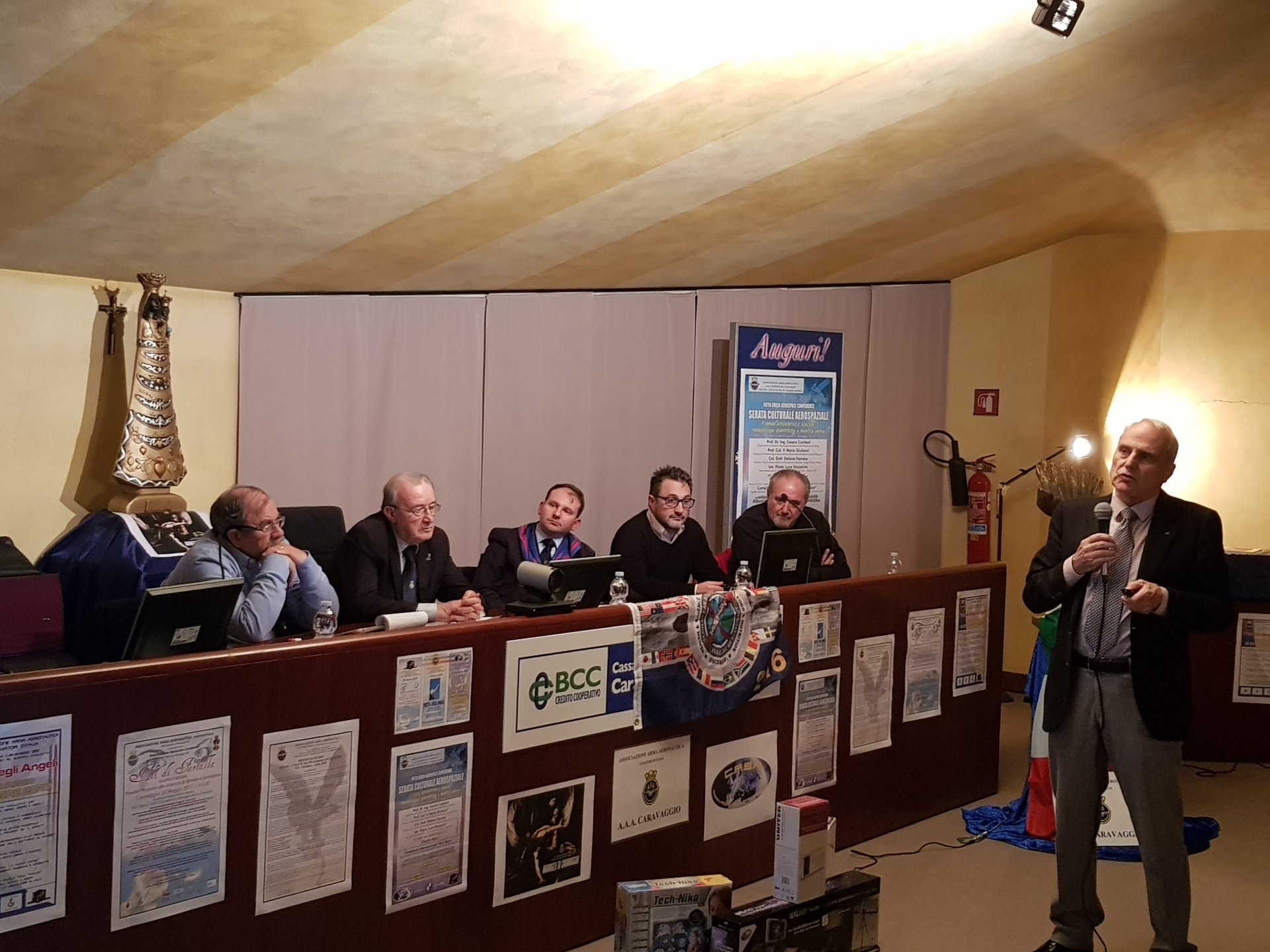 Caravaggio Mario Giuliacci conferenza aerospaziale