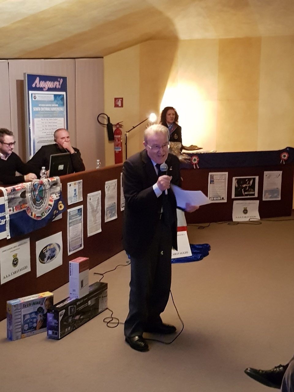 Caravaggio Mario Giuliacci conferenza aerospaziale
