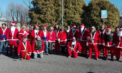 A Treviglio arrivano i Babbi Natale su due ruote FOTO