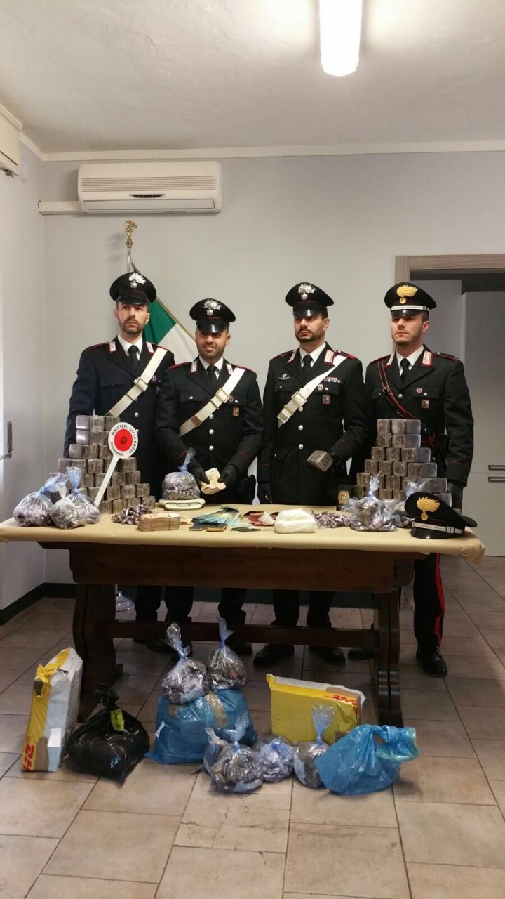 Ancora droga nella Bassa: sequestrati ben 64 chili di hashish