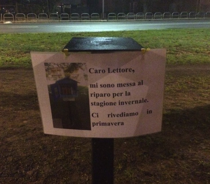 Anche le casette dei libri vanno in letargo