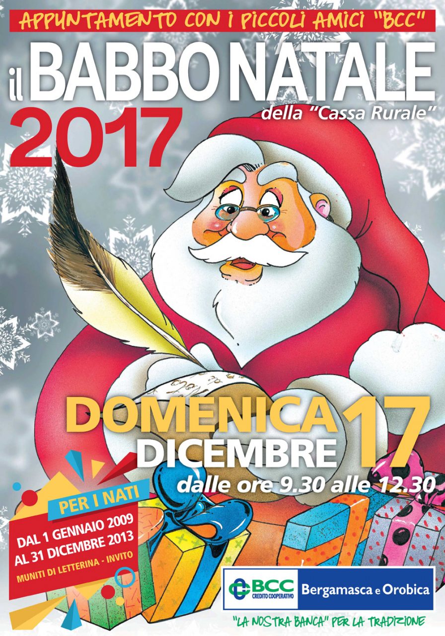 Babbo Natale Bcc, al via la 32esima edizione