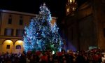 Natale, acceso l'albero "Giorgione" in piazza FOTO