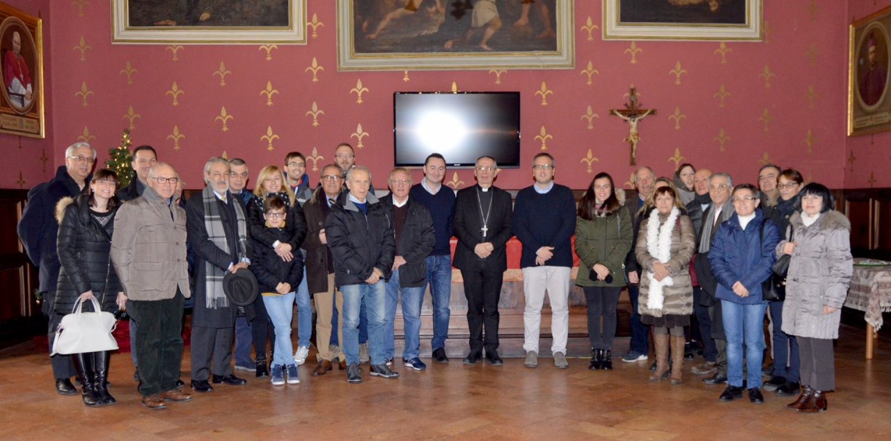 Scambio d’auguri col vescovo di Crema per il “Mcl”