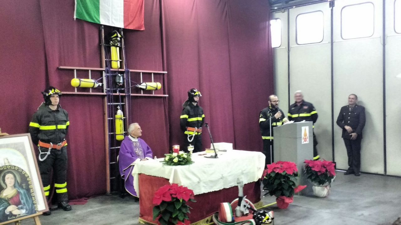 Gli infaticabili Vigili del fuoco di Treviglio e il gatto del sindaco