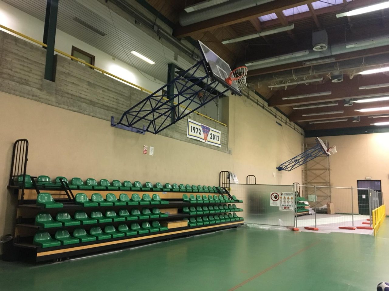 Spogliatoi nuovi per la palestra del Centro sportivo