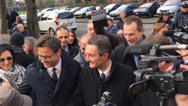 Elezioni Lombardia 2018 la prima uscita di Fontana VIDEO