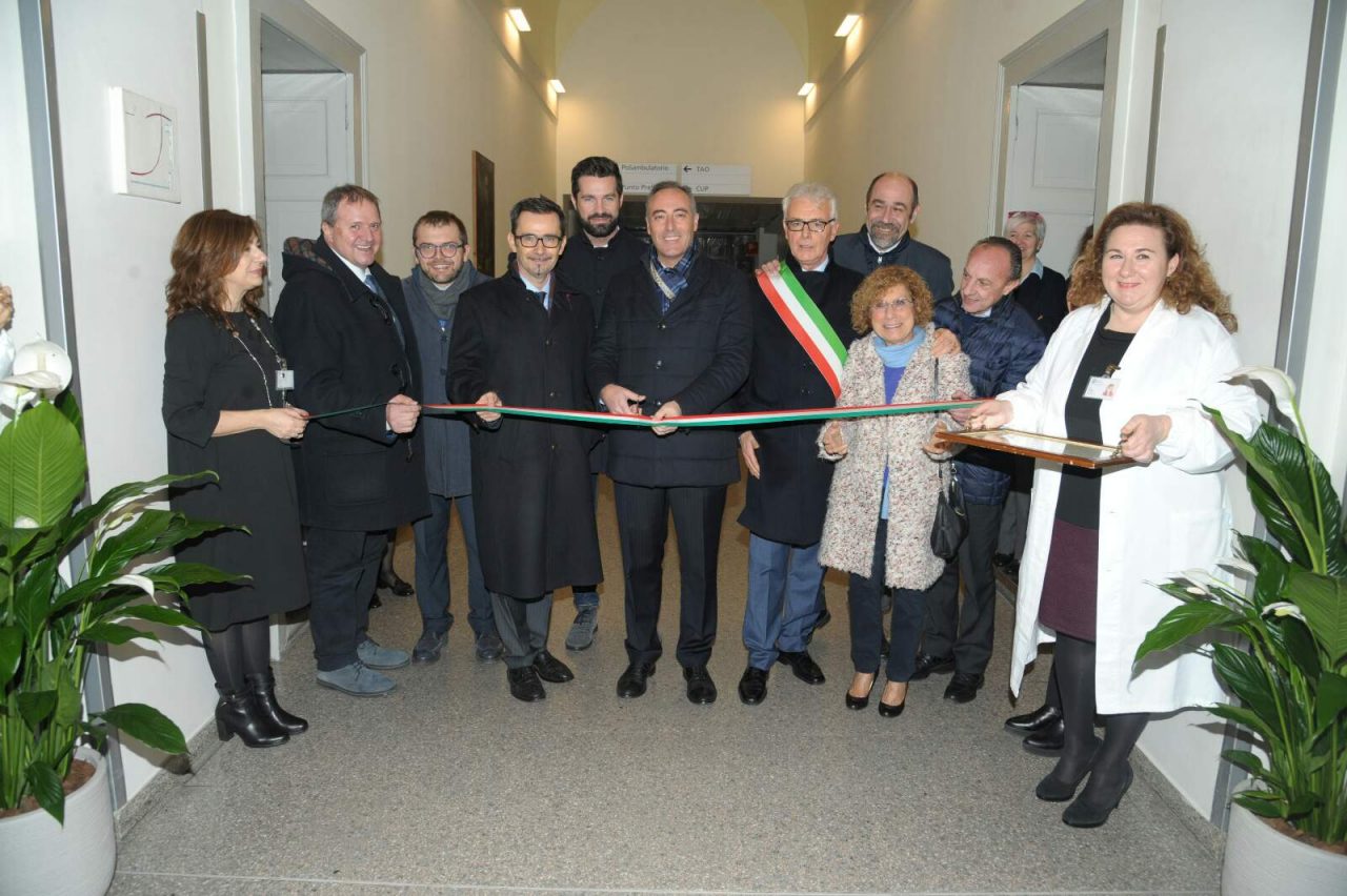 Cinque milioni per l’ospedale Calcinate inaugurato il Pot